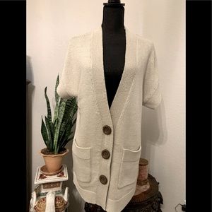 Coldwater Creek chunky knit long cardigan
